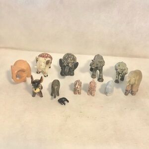 Bunch of Elephant Figurines